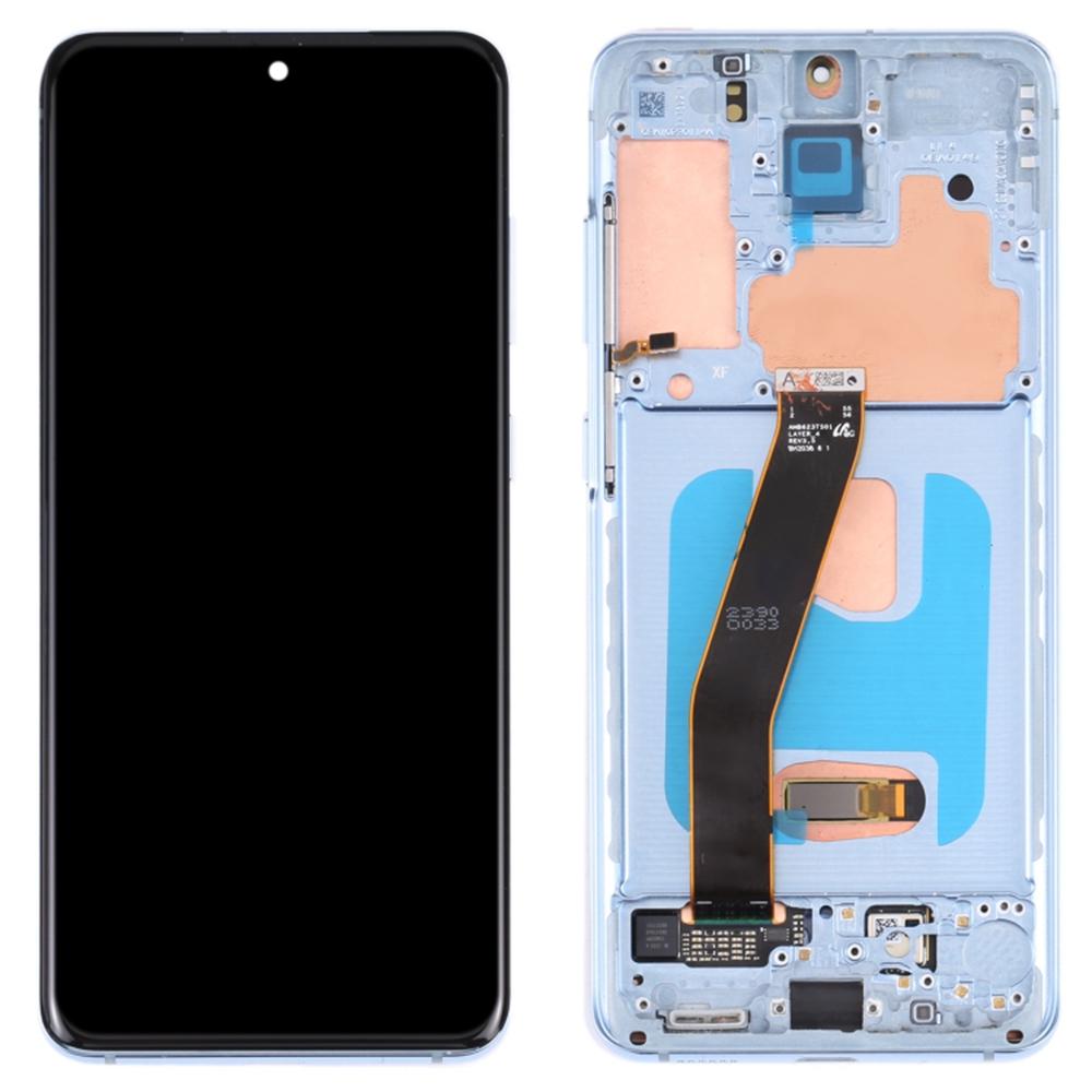 Pour Samsung Galaxy S20 4G G980/S20 5G G981 Écran OLED Grade C et Assemblage Numériseur+Châssis (sans logo)