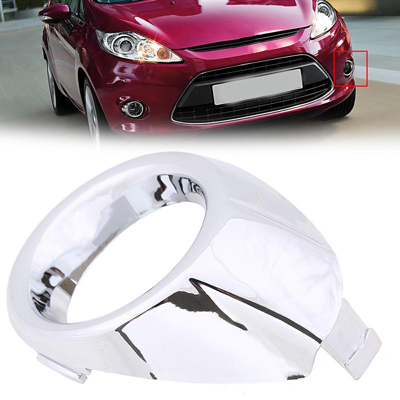 Króm Autó Első Lökhárító Ködlámpa Díszkeret Fedél Körbefogó Keretek Külső Dekoráció Módosítási Kiegészítők Ford Fiesta 2008-2012-hez
