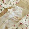 Spring and Autumn Women's Pajama Set 100% Cotton Crepe Long Sleeved Pants Two Piece Cute and Sweet Home Fury Set Ladies