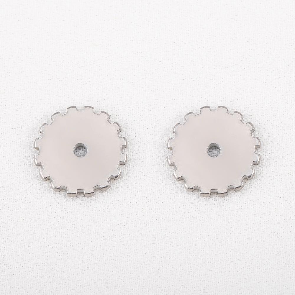15pcs Stainless Steel Mechanical Steampunk Cogs Gears Clock Hour Hand Pendant Necklaces Bracelets Charm DIY Jewelry Making Decro