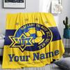 1 Stück Maccabi Fanartikel Benutzerdefinierter Name Gemustert Flanelldecke Geeignet Für Alle Jahreszeiten Für Heimdekoration Wärme Und Komfort Geschenke Feiertagsgeschenk