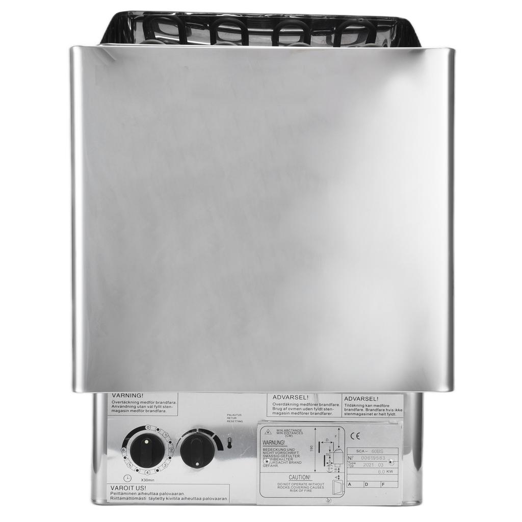 6KW Electric Sauna Heater Inner Control Heater Stove Steam Room Equipment 220V 50/60HZ