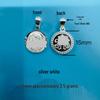 Sterlingsilber Grenzüberschreitendes Anhänger Boutique Schmuck