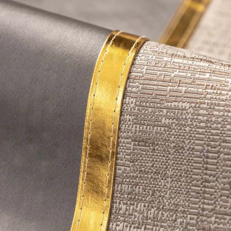 New Sofa Cushion High Precision Light Luxury Four Seasons Universal Cushion Armrest Backrest Towel Gold Thread Splicing Sofa Mat