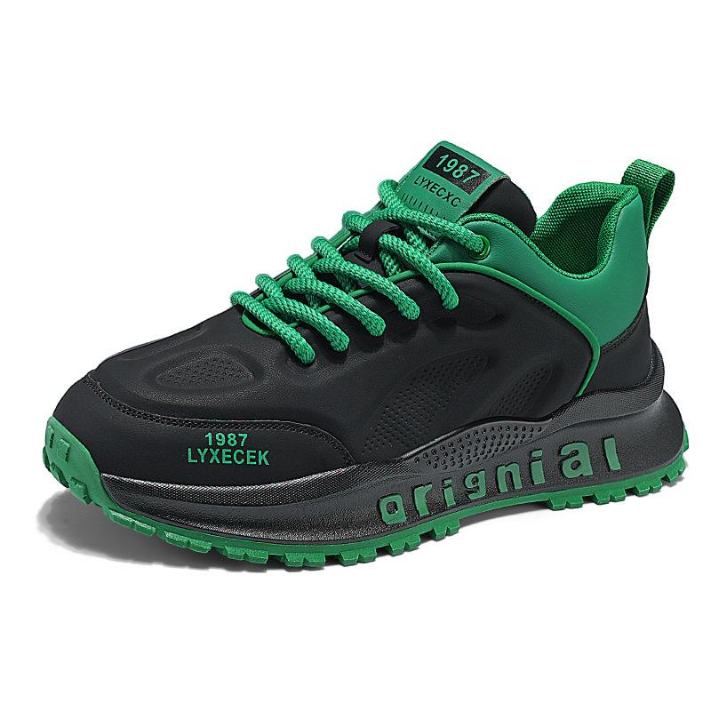 Men's shoes autumn and winter shoes men's trend thick sole height increase travel low top sports dad shoes new casual trendy shoes