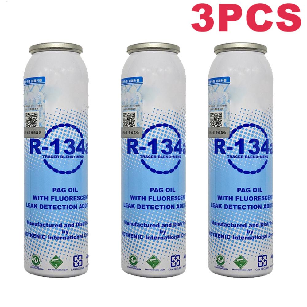 R134a Refrigerant Leak Repair Agent Strong Car Air Conditioner Oil Fluorescent Detection Repair Agent Plugging Agent Leak R 134a