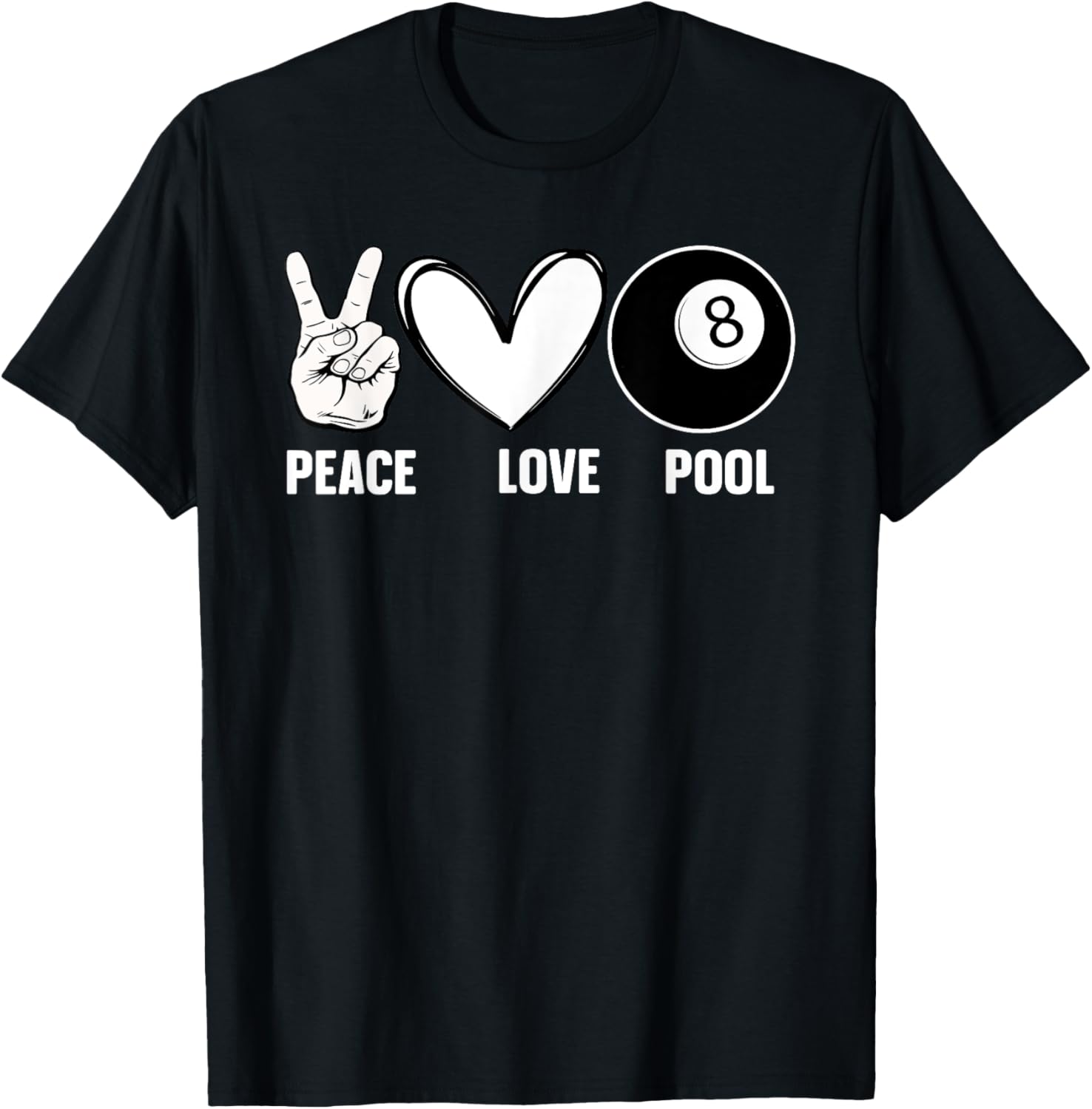 Cool 8 Ball Pool Lover Design for Men Women Billiard Player T-Shirt Print Original Design Gifts T Shirts Funny Shirt Camiseta S разноцветный