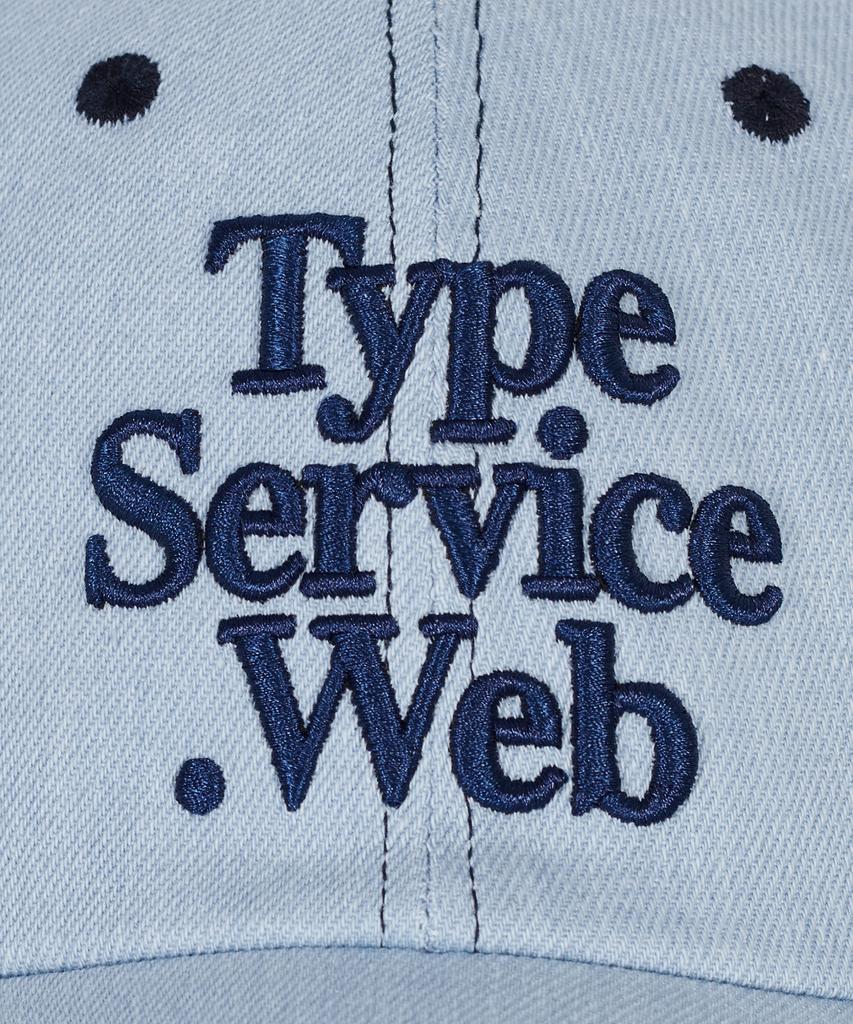 Taibseobiseu Typeservice Web Stitch Cap [Light Denim]