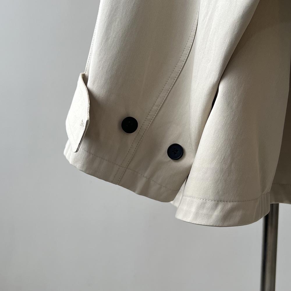 Yan Shuang Women's Korean Style Mid-Length Trench Coat - Autumn British Niche Loose Cape (3165)