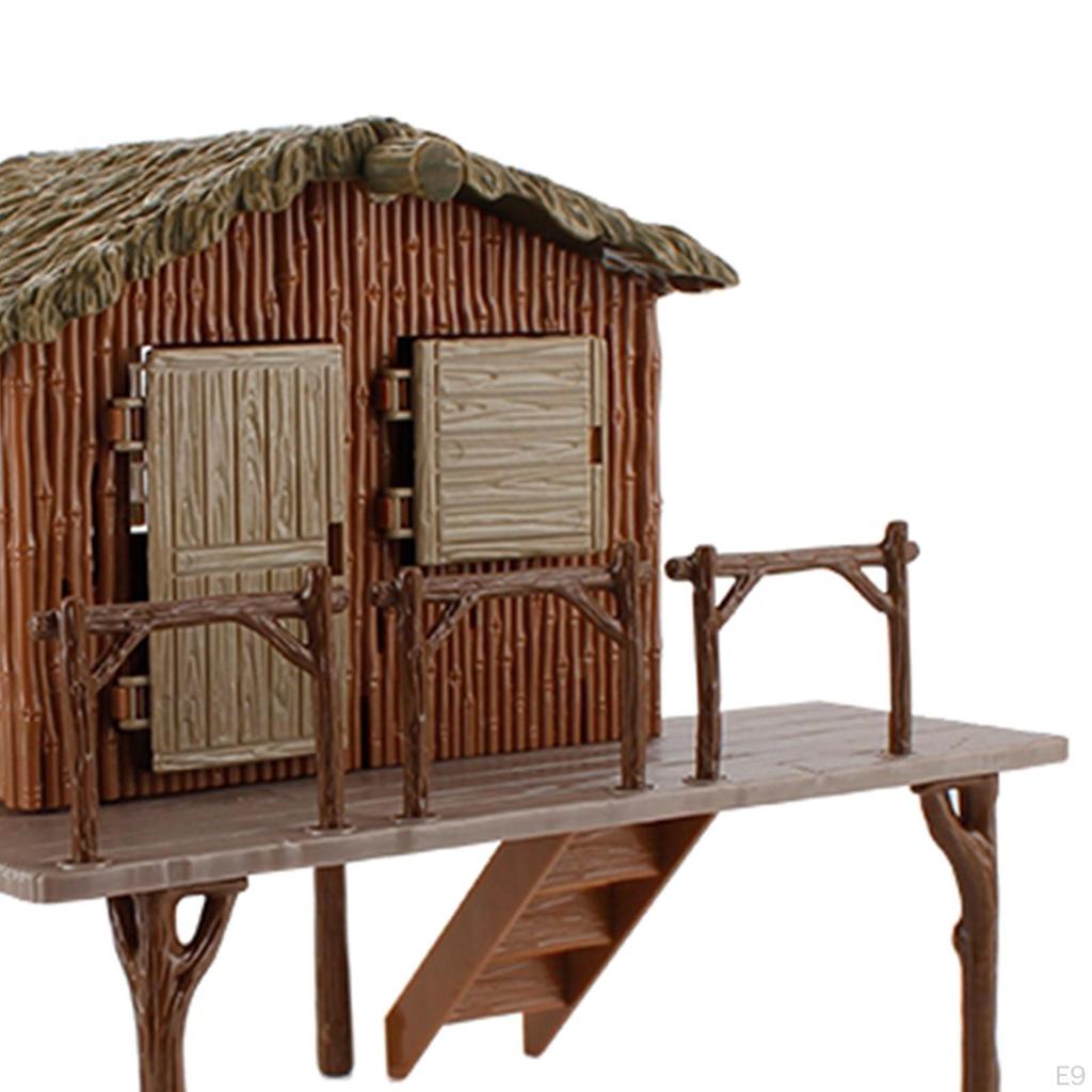 DIY Miniatures Simulation Houses for Micro Landscape Yard Building Model Table