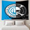 Atletico Belgrano Crest Tapestry Hanging for Bedroom,Livingroom, Playroom,Decor Art Room Wall Tapestry Holiday and Birthday Gifts