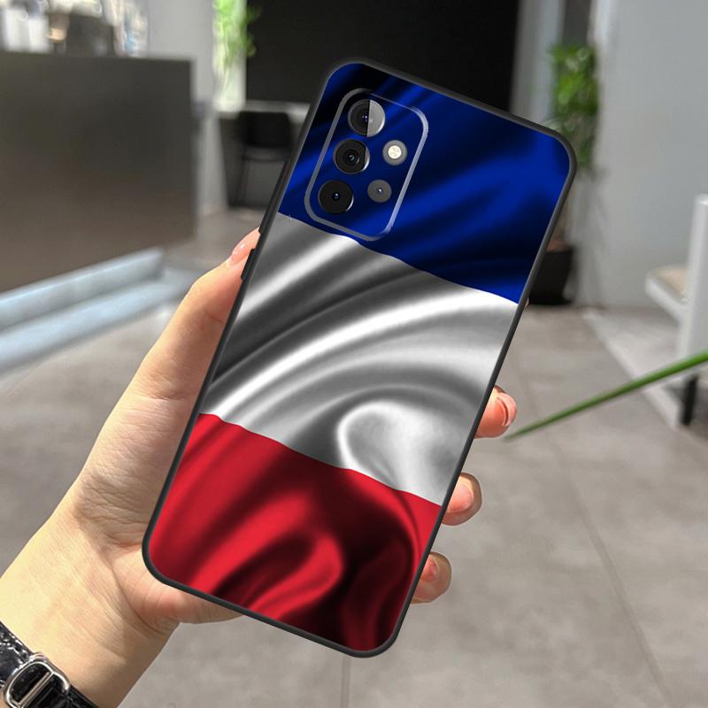 France Flag Case For Samsung Galaxy A32 A12 A22 A52 A35 A26 A16 A05 A55 A15 A54 A34 A14 A56 A36 A13 A53