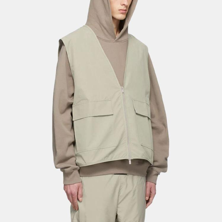 Fear of God Essentials Spring/Summer 2022 Cotton Vest Seafoam Men Tops Green FOG-SS22-499
