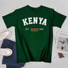 Unisex Unisex Kenya EST1963 Independence Day Tshirt Tees T Shirts WoUnisex Boys 100 Cotton TShirt