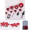 16pcs Saw Hole Drill Bit Kit Wood Plastic Sheet Metal Wcase 34"  5" Cutting