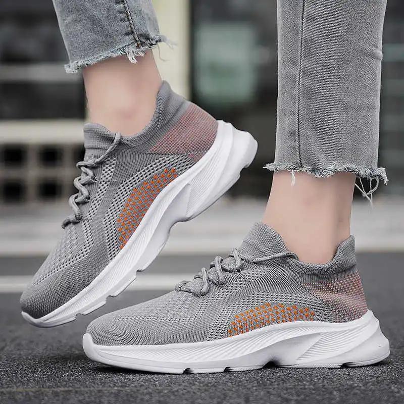 Fashion Flatform Lace Up Running Shoes Women Bling Casual Loafers Luxury Brand Design Sneakers Sport Sporty Pie Wide Fit