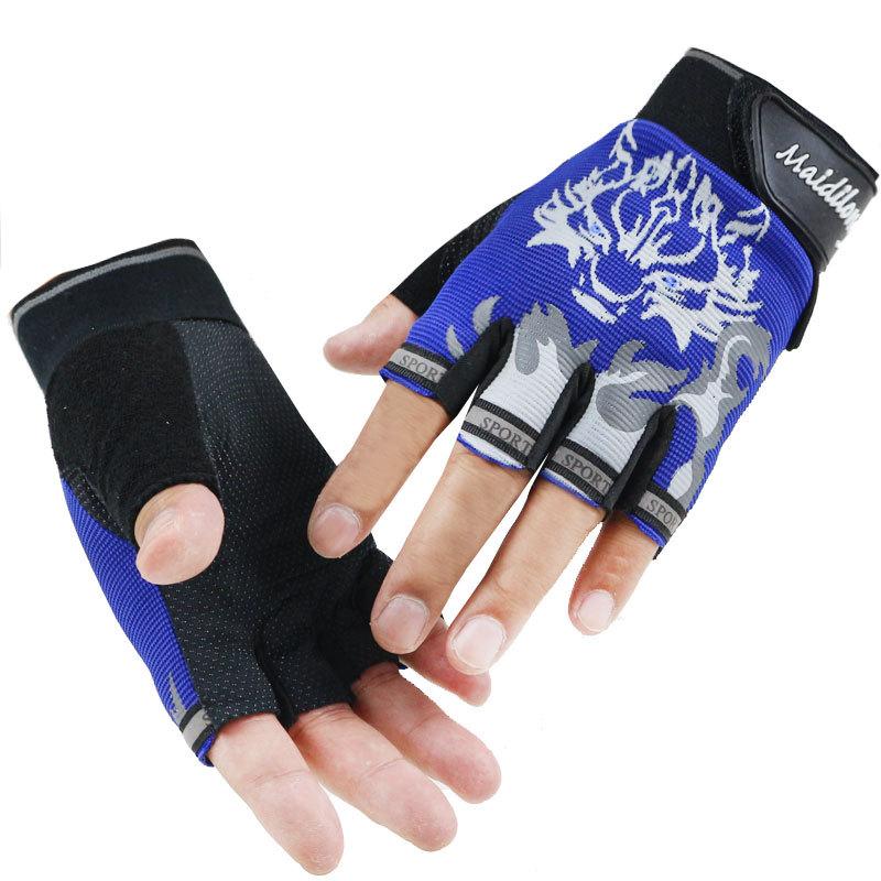 Eating Chicken Half Finger Gloves Outdoor Sports Wolf Head PlayerUnknown's Battlegrounds Sunscreen