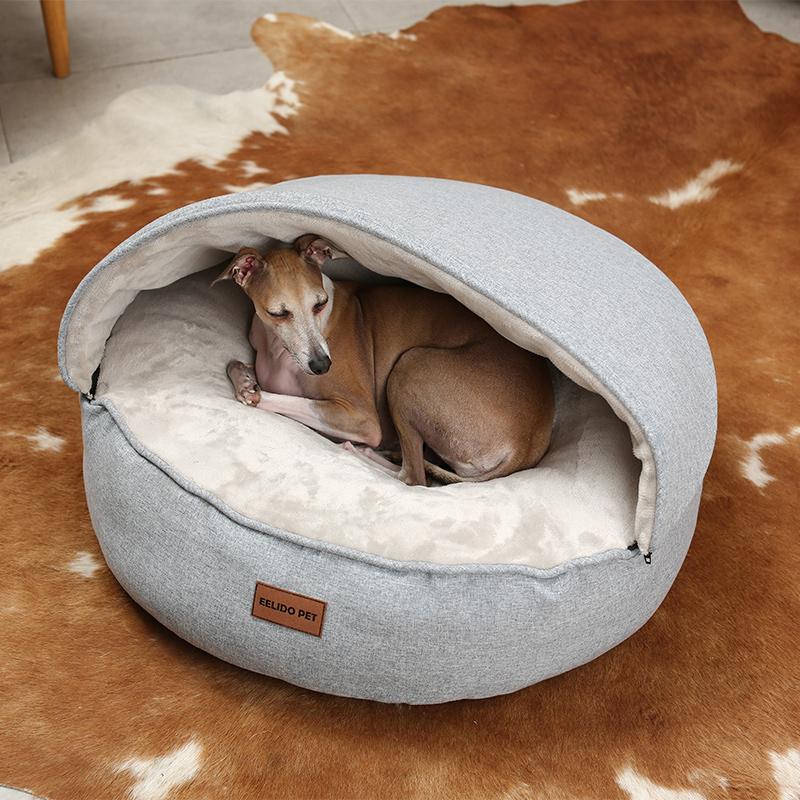 Sponge Velvet Insulated Dog Bed Washable