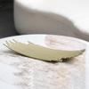 Modern Minimalist Tray Irregular Bamboo Row Fruit Plate European Style Light Luxury Model Room Soft Decoration Decoration Home