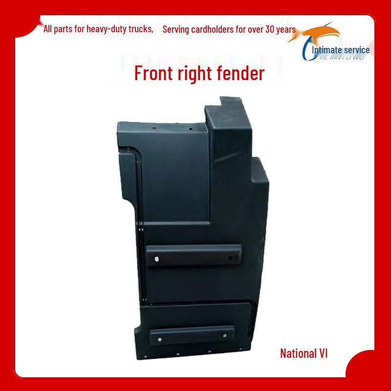 Matte Black Front and Rear Fender for Shaanxi Delong M3000/X3000/H3000 Premium Quality, 1-Year Warranty