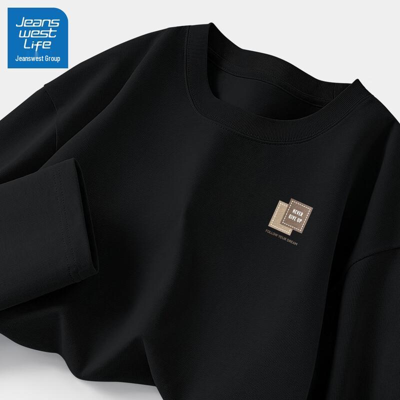 JEANSWEST LIFE Men s Heavyweight Long-Sleeve T-shirt L