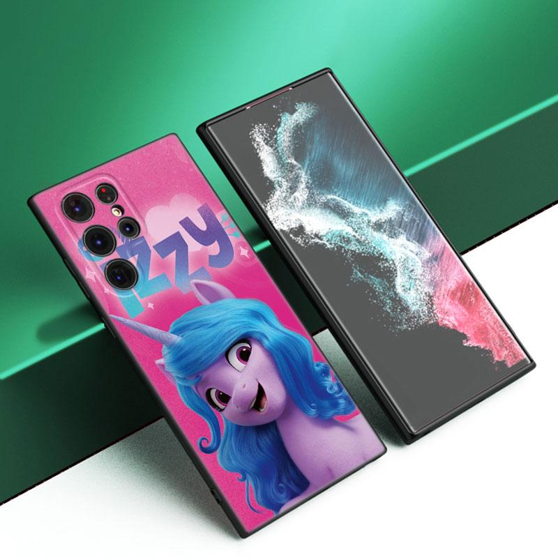 

Мой розовый маленький конь черный силиконовый чехол для телефона Samsung Galaxy S23 S21 S20 FE S24 S22 Ultra S10E S10 S9 S8 Plus Samsung S23 FE