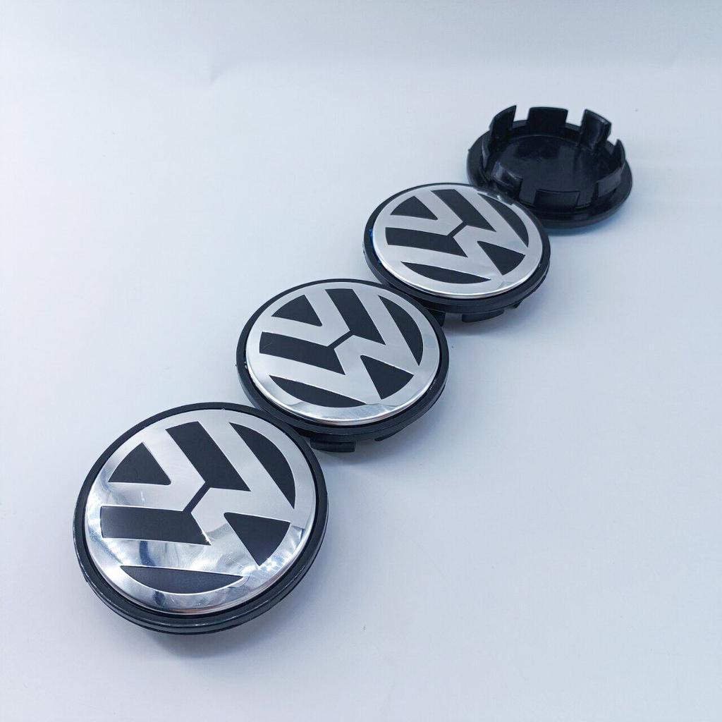 For VOLKSWAGEN VW 40Pcs for Volkswagen 56mm 65mm 70mm wheel cover Golf 4 5 6 7 Polo Wheel Center Hub CapsPassat B5 B6 B7 Touran