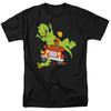 Scooby-Doo! - Dino Chase -  Unisex Short Sleeve Children's T-shirt - Black