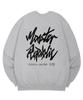 MONSTER REPUBLIC Authentic Logo Black Sweatshirt Gray_W129