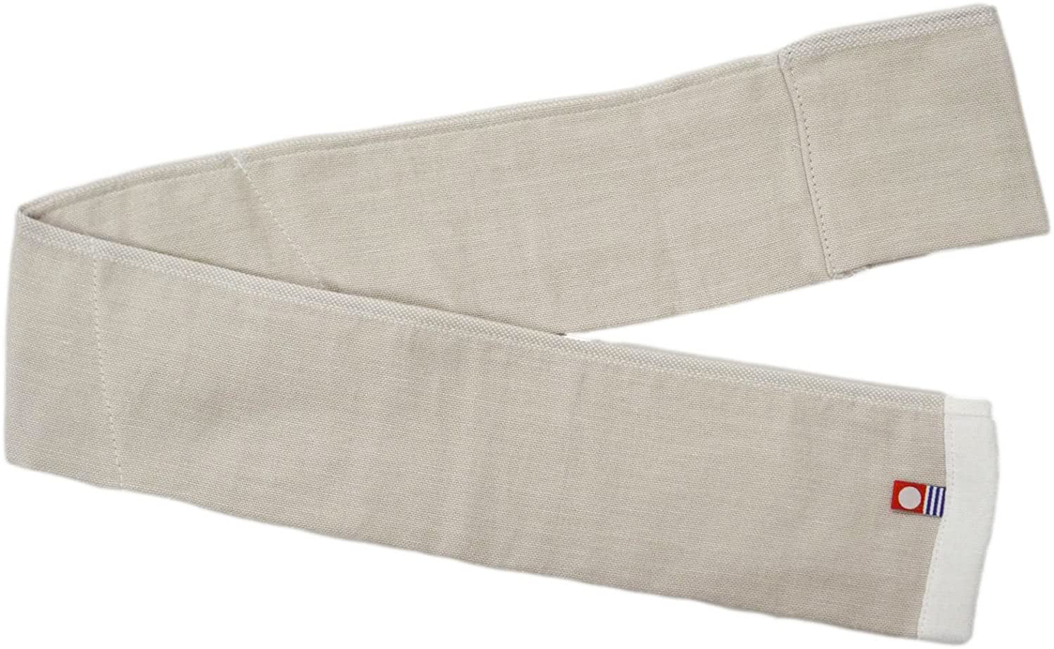 

Imabari Towel Insert Neck Gauze Short Muffler Made in Japan Narrow Plain Border Sun Protection Ice Pack UV Protection Present Gift [Sleeping Sheep]