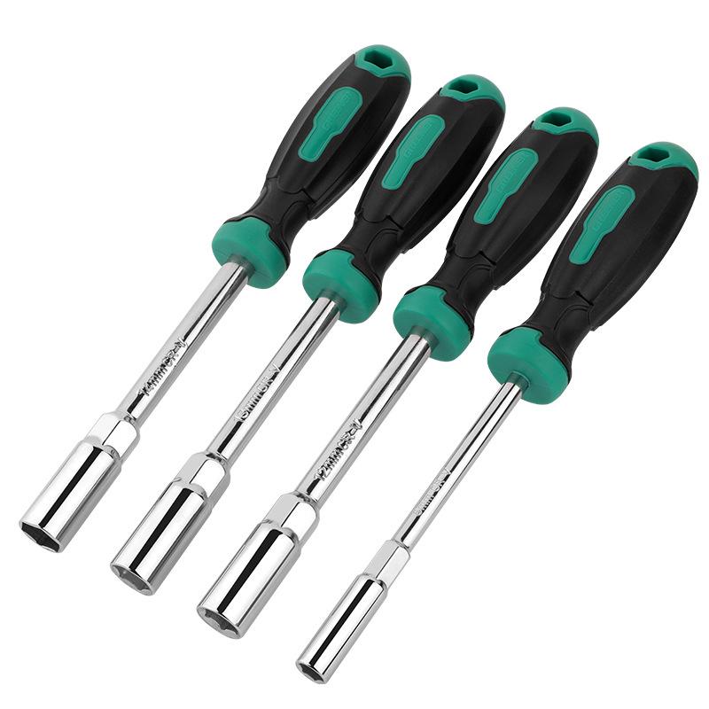 Green Forest 8-in-1 Hex Socket Screwdriver Set with Strong Magnetic 7mm Bit