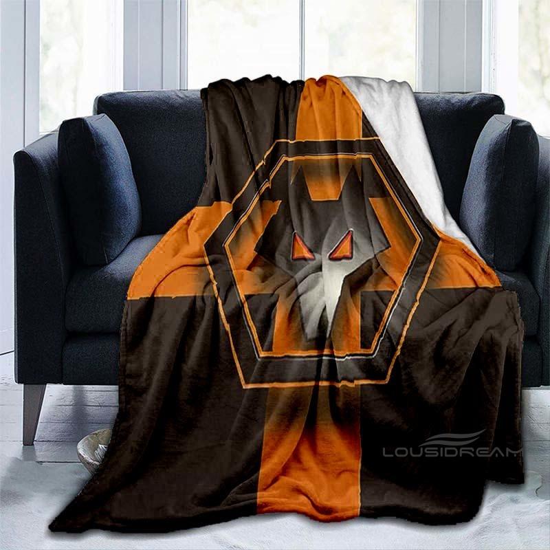 Customizable Wolf 3D Printed Sofa Blanket Living Room Bedroom Study Shawl Super Soft Warm Blanket Birthday Gift