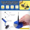 Glarks 26Pcs Tire Repair Patch Tool Kit Including 1Pc Tire Patch Roller, 1Pc Tire Inner Liner Scraper and 24Pcs 4mm/6mm/9mm Tire Repair Patch Plug