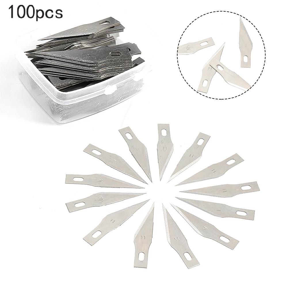 50/100Pc Engraving Blades For X-Acto Exacto Tool SK5 Graver Hobby Style DIY Wood Carving Fruit Food Craft Sculpture Cutting Tool