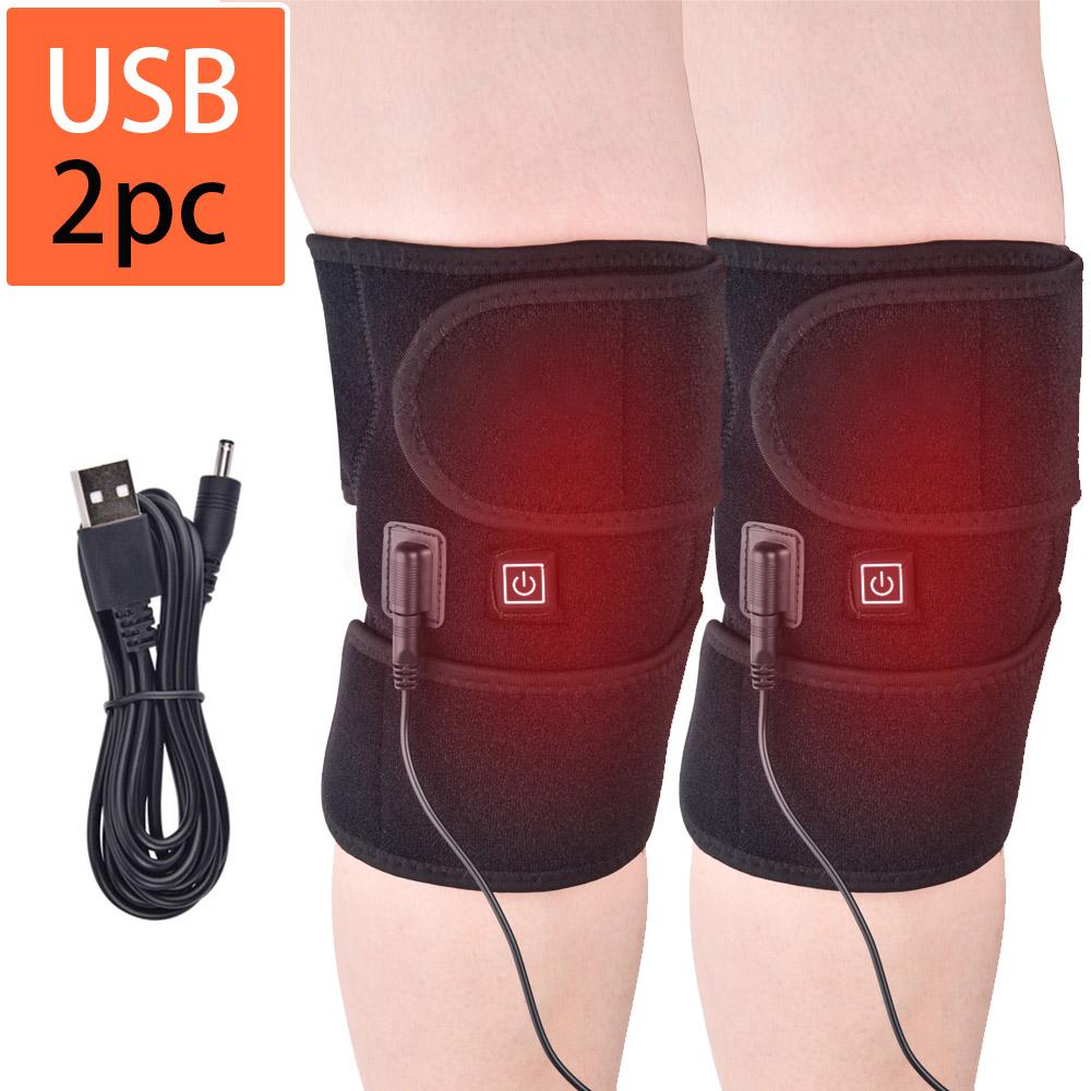 

Agdoad Heating Knee Brace Support 3 Levels Temperature Heated Knee Pads Suitable For Fatigue Relief Knee Warmer Dropshipping