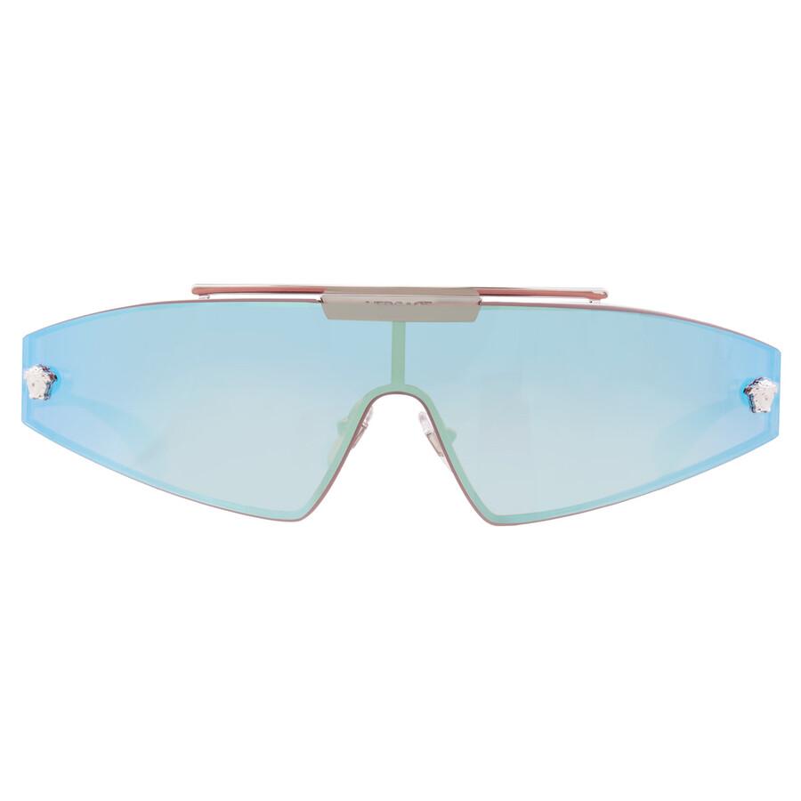 Versace Grey Gradient Shield Ladies Sunglasses Ve2265 100011 144