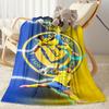 Football Players Action Blanket Warmthful Decor Suitable for Picnics Chair Couch for All Occasions Stylish Decor