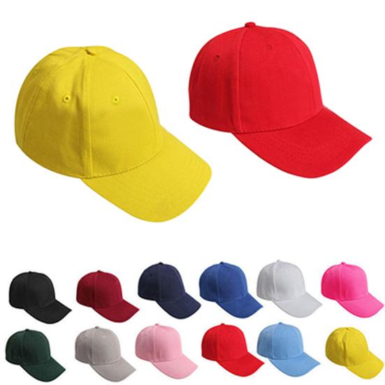 Women Men Casual Sports Baseball Cap Solid Color Blank Visor Hat Snapback Cap