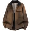 Men's Retro Contrast Color Block Jacket - Autumn 2026 Collection, Stylish and Loose Fit. Shipping Tonight.