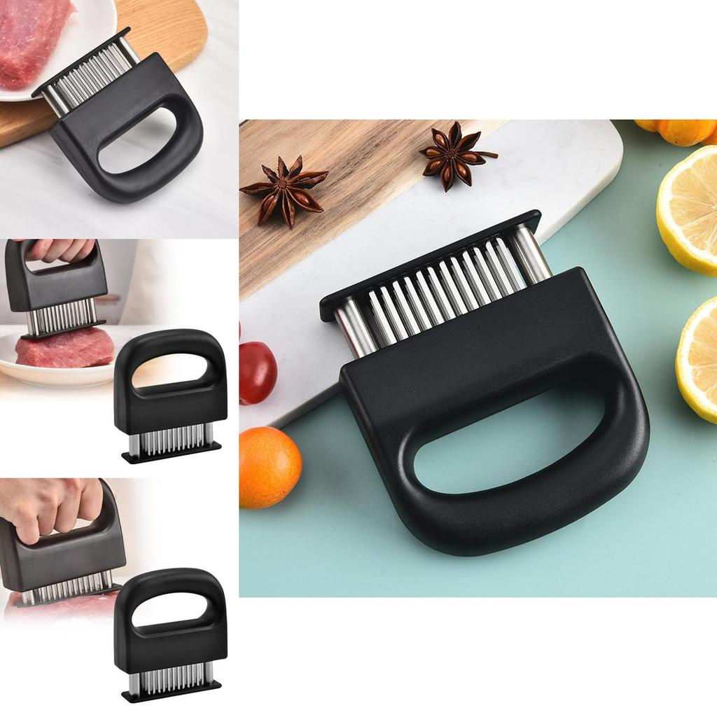 Nierdzewny zmiękczacz do mięsa z 48 ostrymi igłami idealny do steków do użytku kuchennego