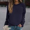Women's Colorblock Sweatshirt Long Sleeve Round Neck Casual Comfortable Loose Lightweight Women's Sweatshirt