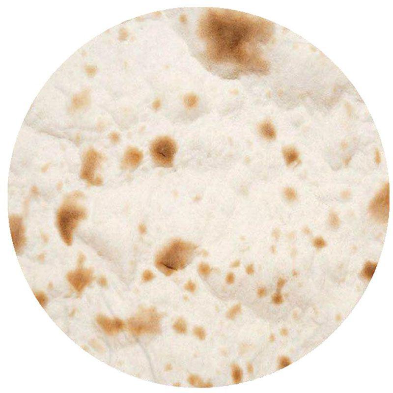 Super Soft Microfiber Round Tortilla Blanket Perfect For Cozy Nights And Picnics