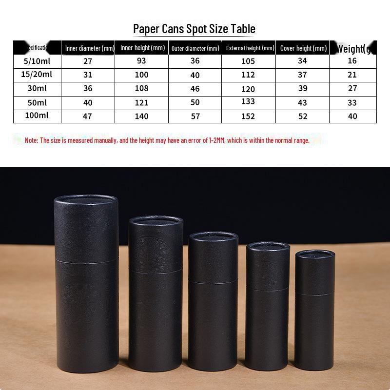 Spot Dropper Bottle Essential Oil Kraft Paper Tube Packaging with Custom Logo