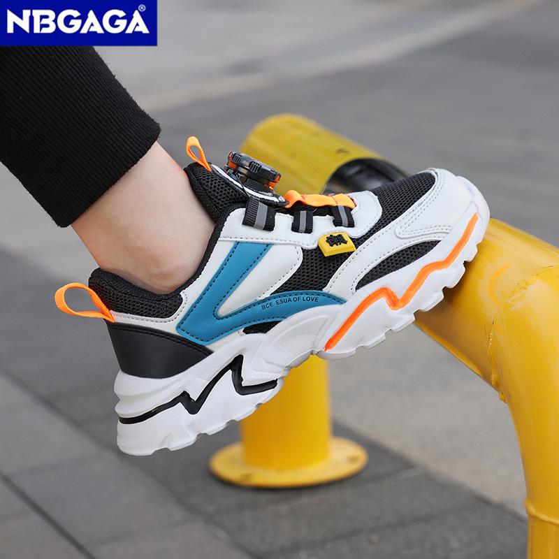 Kids Shoes Boys Running Sport Shoes Trainer Sneakers Big Children Breathable Mesh School Shoe Soft Sole Casual Walking Tenis