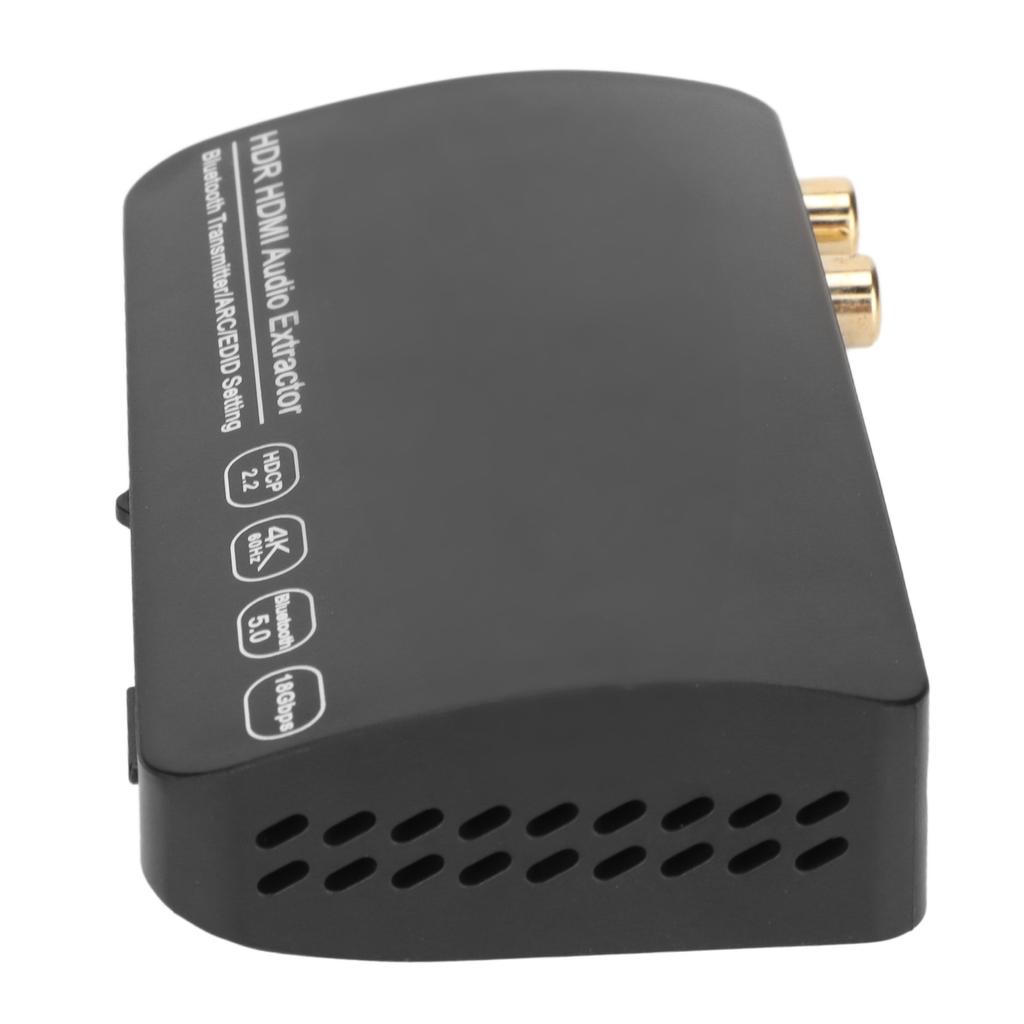 Audio Extractor 4K 60Hz HDR Synchronous ARC Audio Splitter with 5.0 Bluetooth Transmitter for Computer