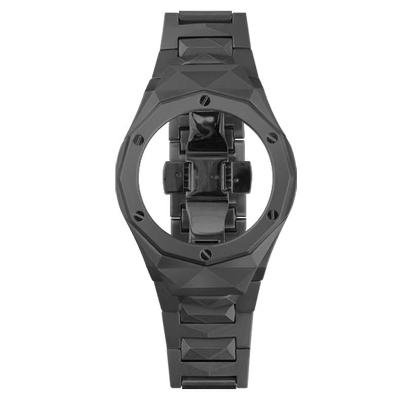 GA2100 GA-B2100 For Casio Farmhouse Oak GA-2110 Modified 316L Octagonal Metal Case Strap Watch Accessories