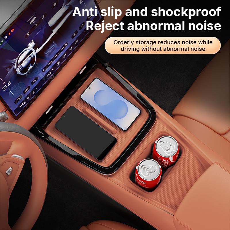 Για CHANGAN DEEPAL S05 2024 2025 Πίνακας Κεντρικού Ελέγχου Προστασία Κέντρο Αποθήκευσης Υποβραχιόνιο Κρυφή Θήκη Οργανωτής Βάσης Ποτηριού Εσωτερικό