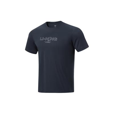 Li Ning Fitness Series T Shirt Men's Dark Blue ATSU417-8