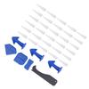 Dichtwerkzeug-Set Dichtmittel Finishing Silikon Düsen Schaberplatten Set für Küche Bad Boden