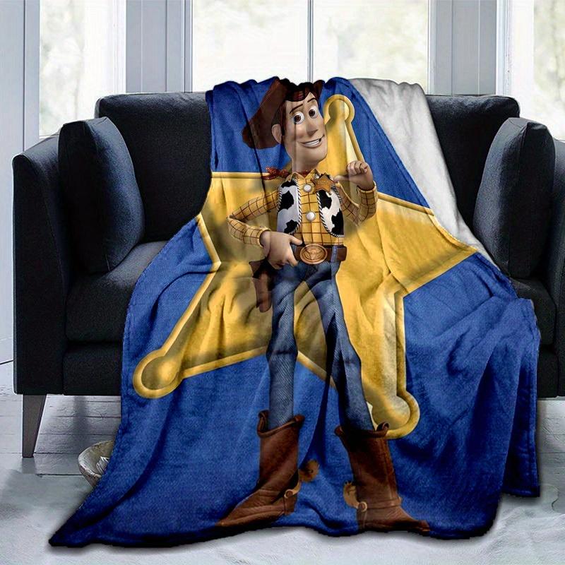 1pc, Toy Story Sheriff Woody Blanket, Officially Licensed Disney Collectible Stuffed Animal, Perfect Gift for Friends